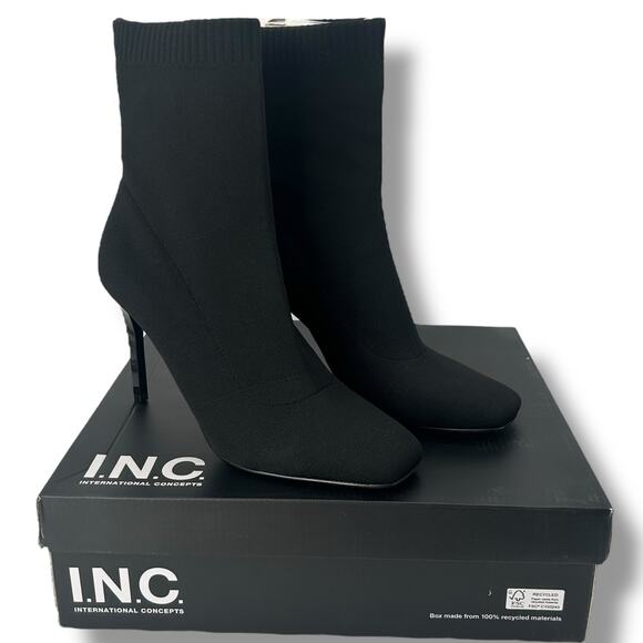 INC International Concepts Women's Black Ankle Boots - Picture 1 of 12